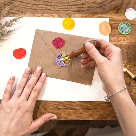 14pc Wax Seal Stamps Set - Picture 3 of 4